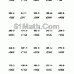 2 Digit By 1 Digit Division No Remainders Worksheets Pdf Fuegoder