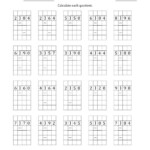 2 Digit By 1 Digit Long Division With Grid Assistance And Prompts And