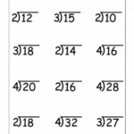 2nd Grade Division Worksheets Simple Division Worksheets Worksheet