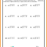 6th Grade Multiplication And Division Worksheets Thekidsworksheet