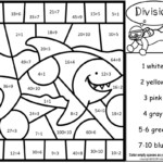 Color By Number Division Ocean Set Made By Teachers