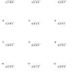 Dividing 3 Digit By 1 Digit Whole Numbers Worksheets Division