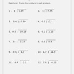 Dividing Decimals Super Teacher Worksheets Gianna Info