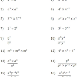 Dividing Exponents Worksheet Homework Help Powers And Exponents