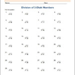 Division By Two Digits Worksheets