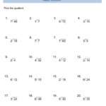 Division For 3rd Graders Worksheet Kid Worksheet Printable