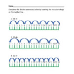 Division On A Number Line Worksheets Clarence Morgan s English Worksheets