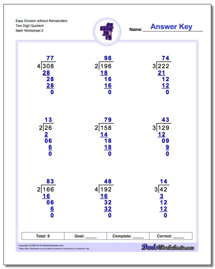 Easy Long Division Worksheets Without Remainders Divisonworksheets easy-long-division-worksheets-without-remainders-divisonworksheets