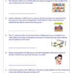 Division Word Problems Worksheets