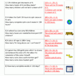 Division Worksheets Grade 4