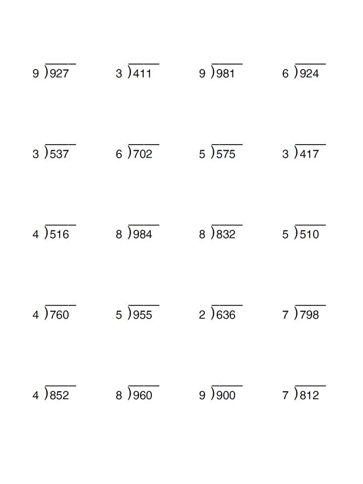 Division Year 4 Maths Worksheets Pdf Kidsworksheetfun Short Division 