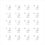 FREE 12 Sample Vertical Subtraction Worksheet Templates In PDF MS Word