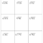Free Division Worksheet 3 Digit By 1 Digit No Remainder