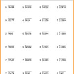 Free Printable 5th Grade Division Worksheets Learning How To Read