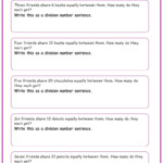 Grade 2 Division Word Problems Worksheets
