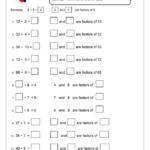 Identify Factors Within Division Multiplication By URBrainy