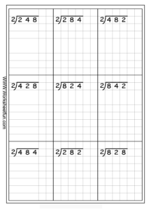 Long Division Free Printable Worksheets - Divisonworksheets.com