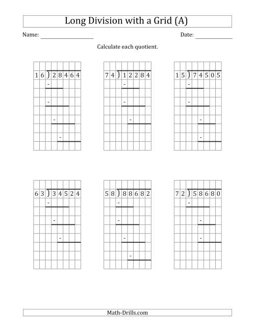 Long Division Worksheets Pdf Grade 5 Advance Worksheet