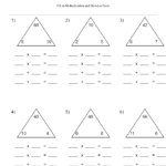 Multiplication And Division Fact Families Turtle Diary