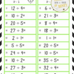 Multiplication And Division Math Anchors Math Basic Math Math Facts