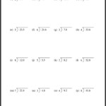 Multiplication And Division Of Decimals Worksheets Pdf Times Tables