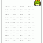 Multiplication And Division Review Version 2 Multiplication And