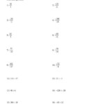Multiplying And Dividing Integers Worksheet Kuta Software Leonard