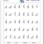 One Minute Multiplication Division