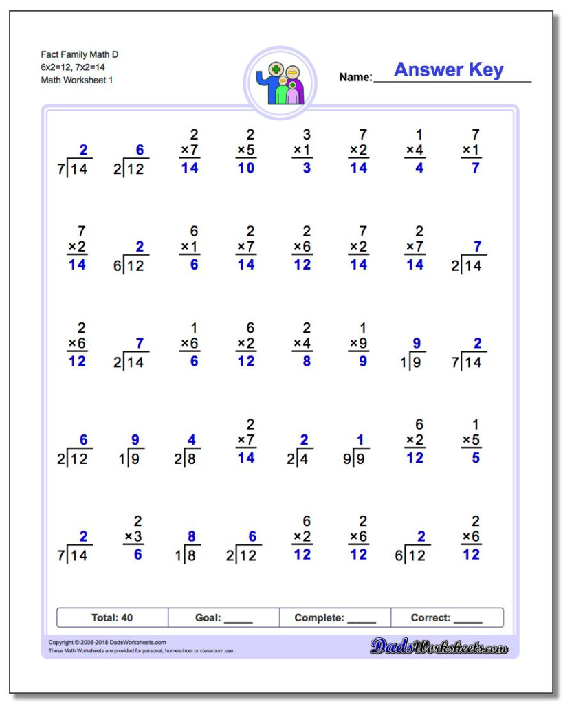 One Minute Multiplication Division