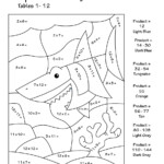 Printable Color By Number Multiplication Worksheets PDF Tim s Printables