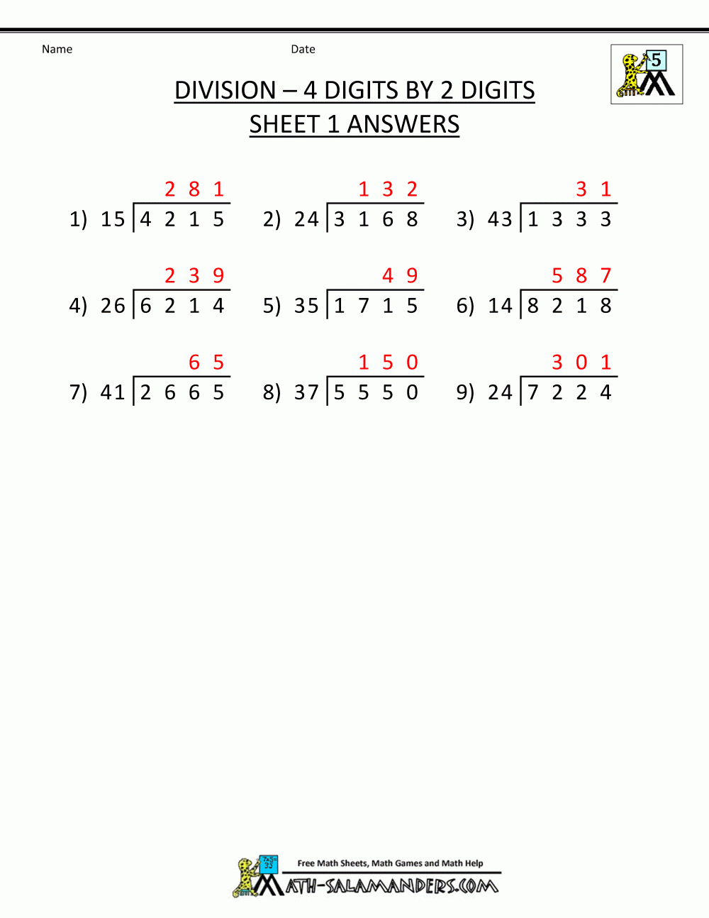 Solve Division Problems How To Solve Division Problems With