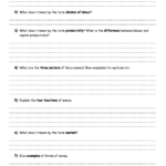 Specialisation The Division Of Labour Worksheet A Level Economics