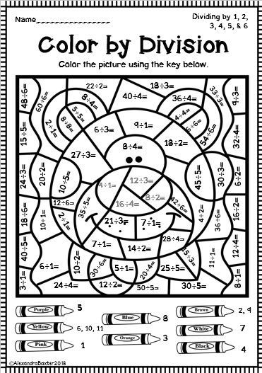 This Resource Is A Selection Of Color By Code Color By Number