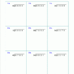 Worksheets For Division With Remainders
