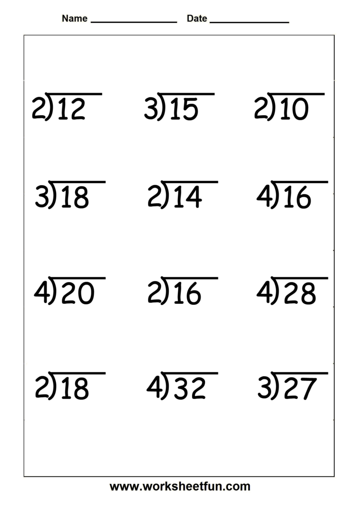12 3 Digit Division Worksheet Grade 5 Worksheeto