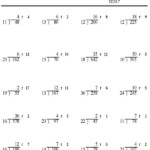 17 Hard Division Worksheets Grade 4 Worksheeto