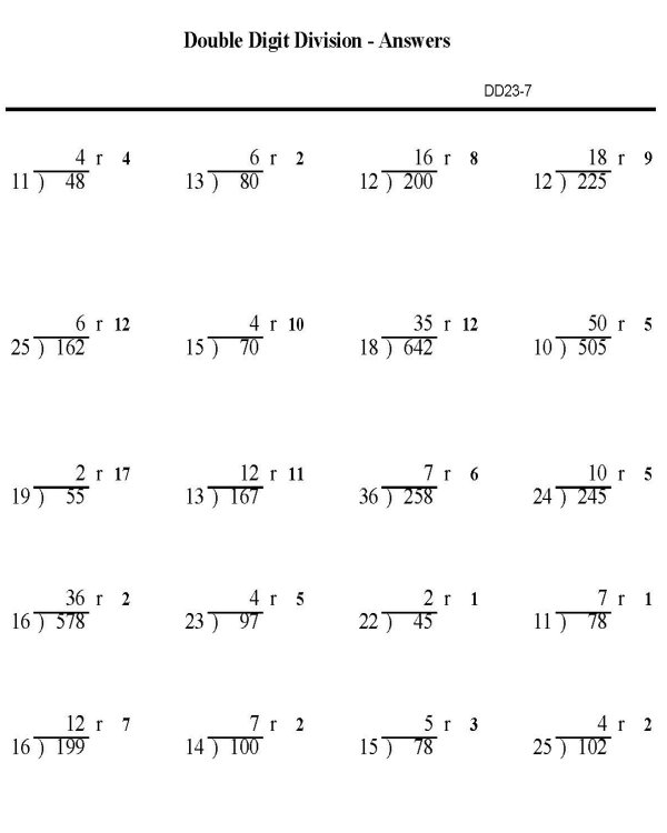 Hard division worksheets divisonworksheets