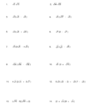 19 Multiplying And Dividing Radicals Worksheets Worksheeto