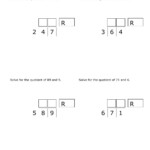 2 by 1 Division With Remainders Worksheet