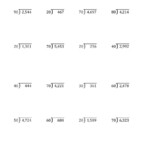 20 Compatible Numbers Division Worksheets Worksheet From Home