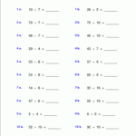 2nd Grade Division Worksheets Division Facts Worksheets Wallace Anne