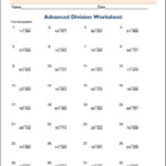 5th Grade Advanced Division Math EduMonitor