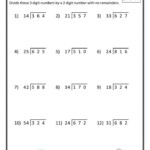 6th Grade Long Division