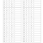 90 TIMES TABLE WORKSHEETS MIXED WorksheetsTable