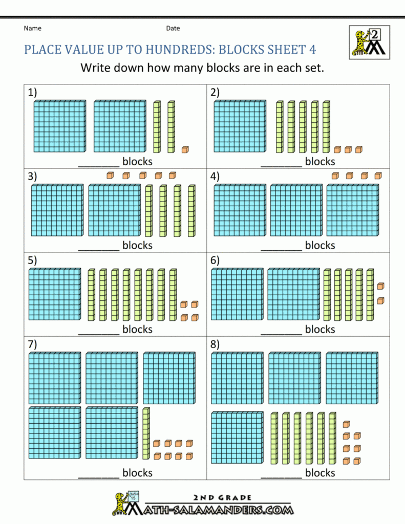 Base Ten Blocks Worksheets 5Th Grade Db excel