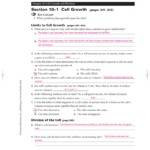 Chapter 5 Cell Growth And Division Answer Key Athens Mutual Student