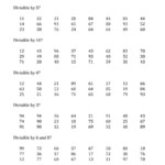 Compatible Numbers In Division Worksheets Worksheet For Kindergarten