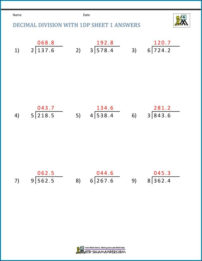 Decimal Division Word Problems Worksheet Pdf Worksheet Resume Examples
