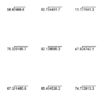 Division Of Decimals Worksheets Grade 6 Pdf EduForKid