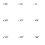 Division With A Remainder Worksheet